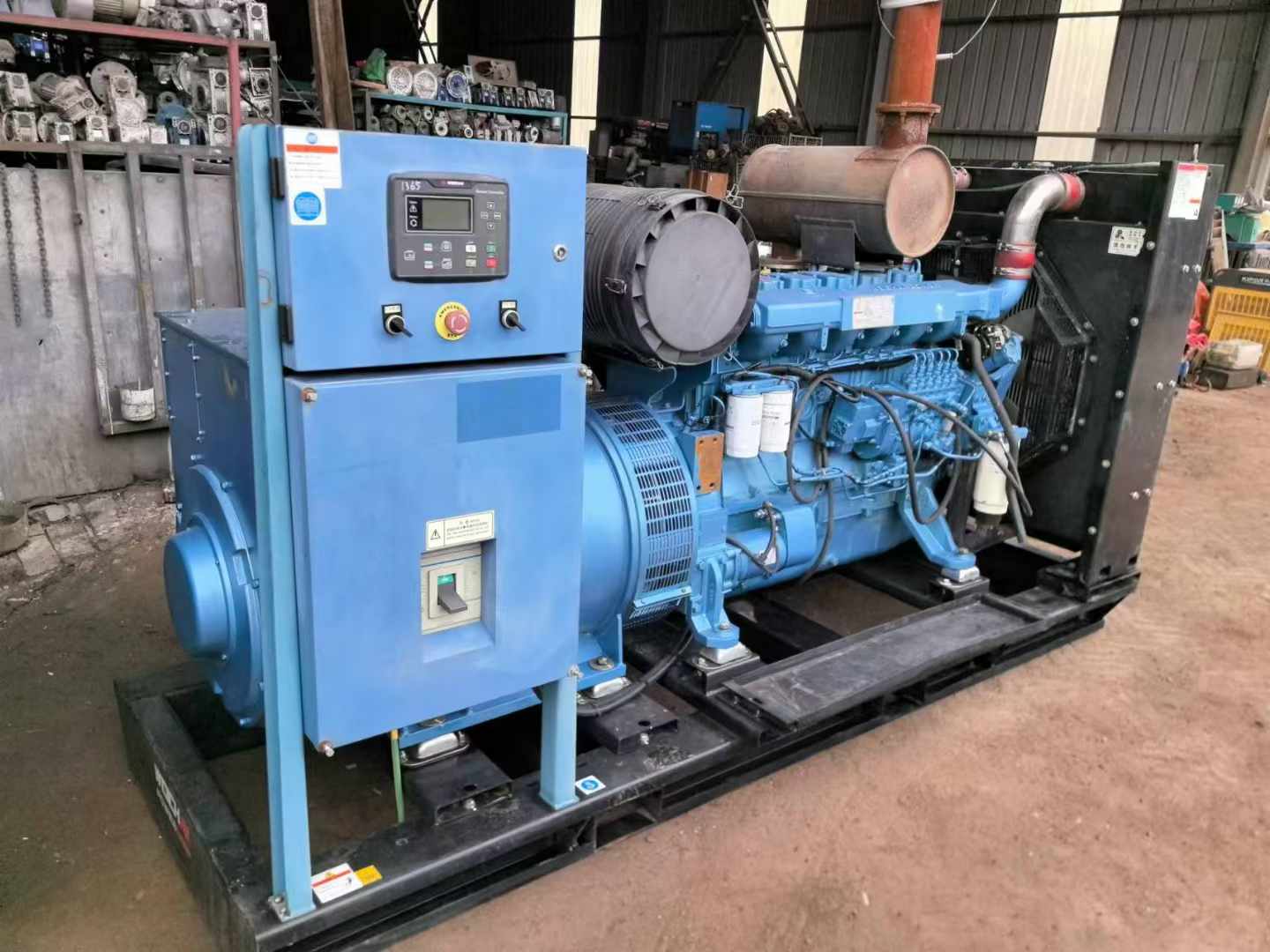 沙依巴克500kW 柴油发电机组可带动设备功率的计算公式是什么?